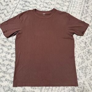 Men's Brown Uniqlo T-Shirt